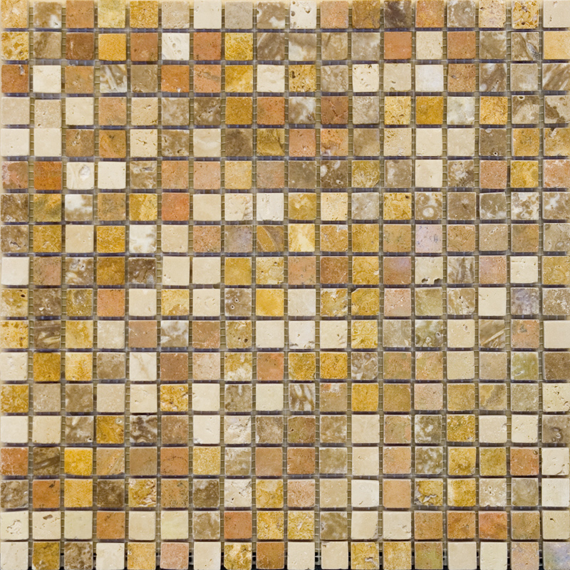 Mosaikfliesen Naturstein-Travertin - Roma 317993015