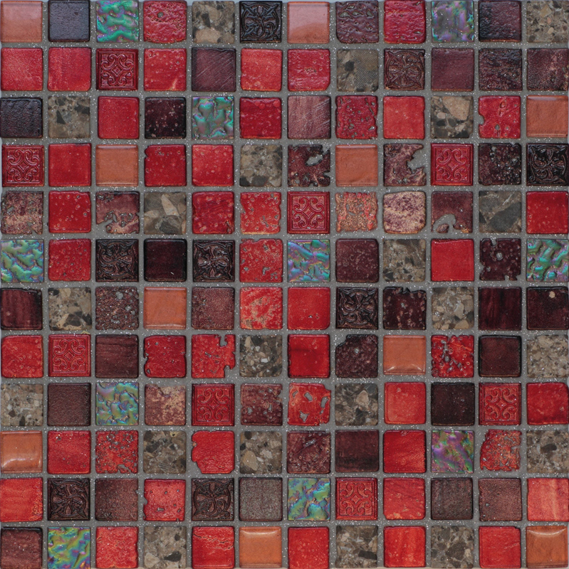 Mosaikfliesen Glas Naturstein - Roma 3283025