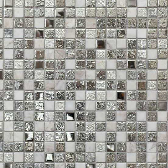 Mosaikfliesen Glas Metall Naturstein - Roma 3561221530