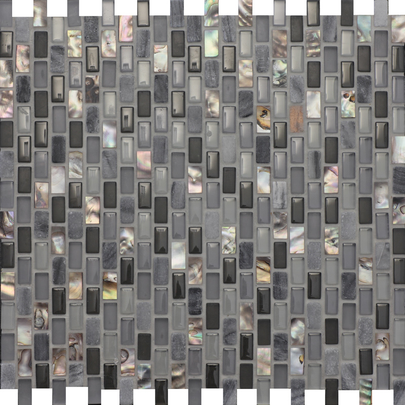 Mosaikfliesen Glas Naturstein - Roma 790061230