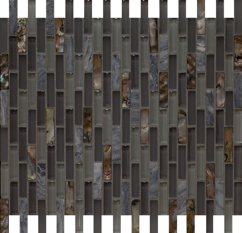 Mosaikfliesen Glas Naturstein - Roma 790064230