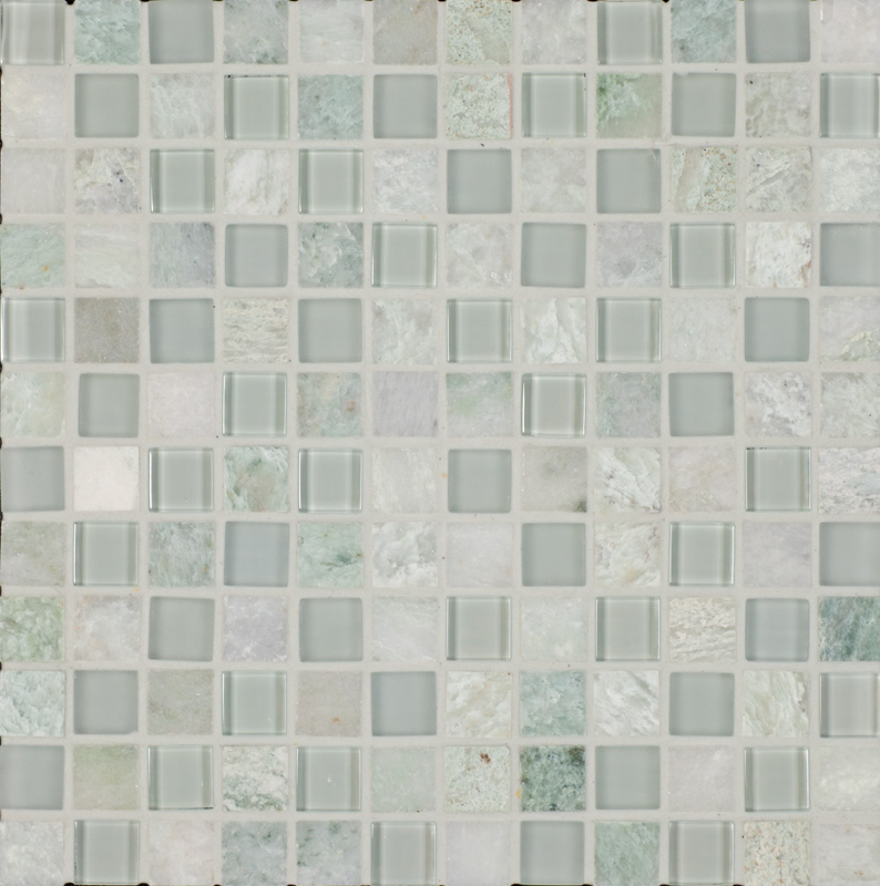 Mosaikfliesen Glas Naturstein - Roma 790082222