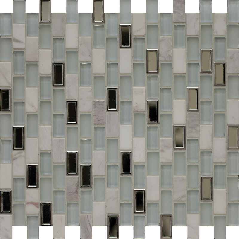 Mosaikfliesen Glas Naturstein - Roma 790141550