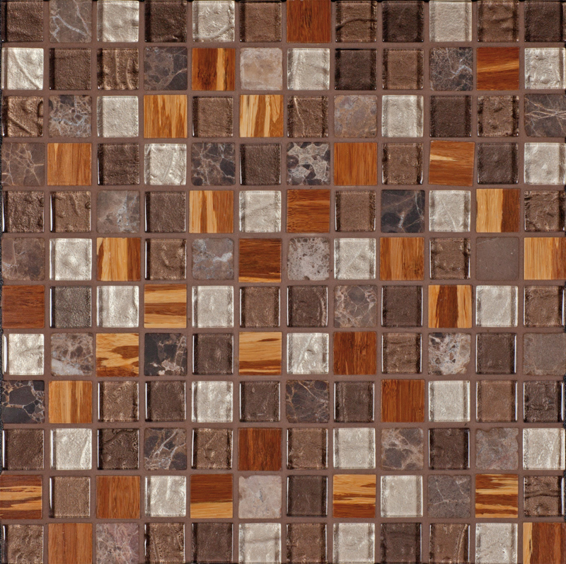Mosaikfliesen Glas Naturstein - Roma 790153025