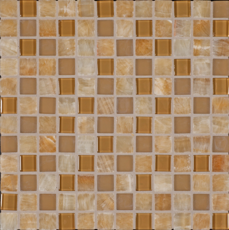 Mosaikfliesen Glas Naturstein - Roma 790192222