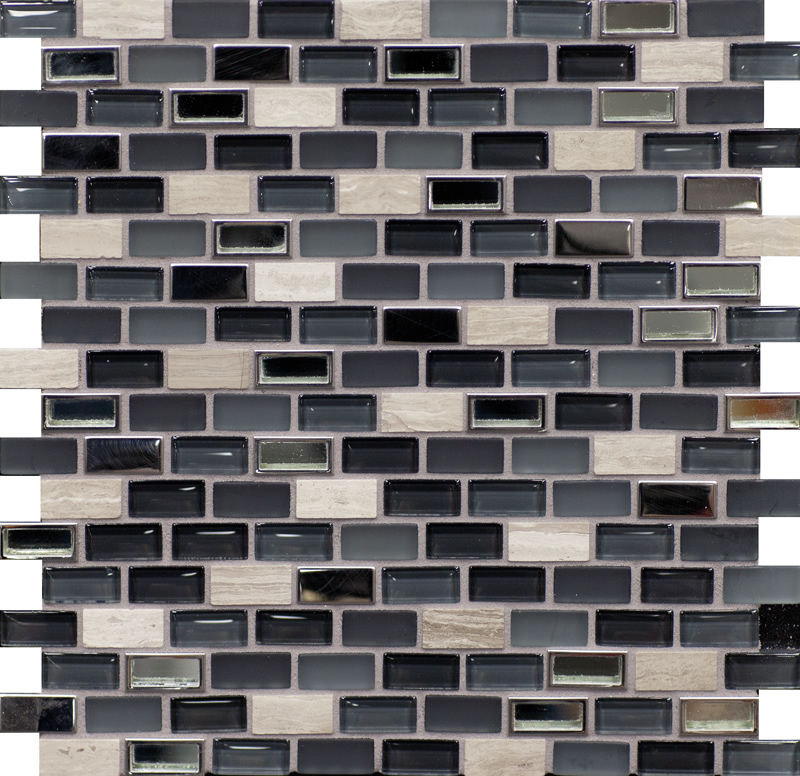 Mosaikfliesen Glas Naturstein - Roma 790441550