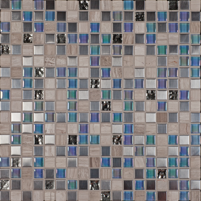 Mosaikfliesen Glas Naturstein - Roma 790443153