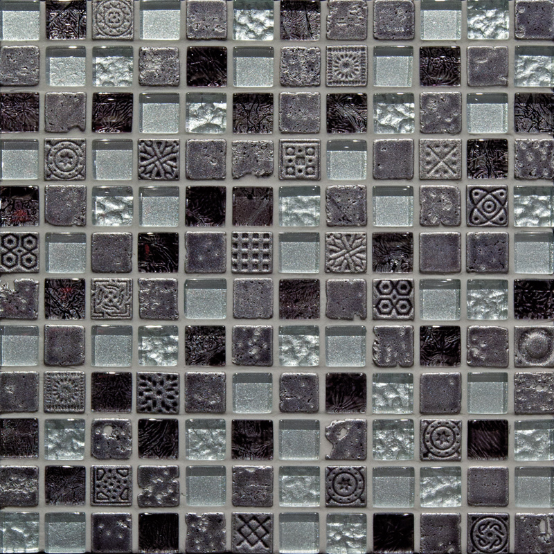 Mosaikfliesen Glas Naturstein - Roma 79045019