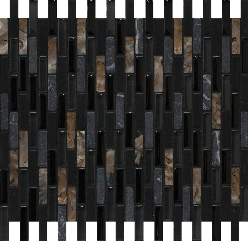Mosaikfliesen Glas Naturstein - Roma 790844230