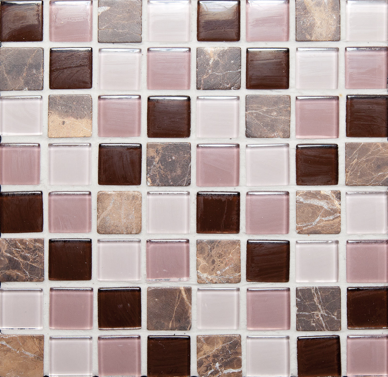 Mosaikfliesen Glas Naturstein - Roma 8325253