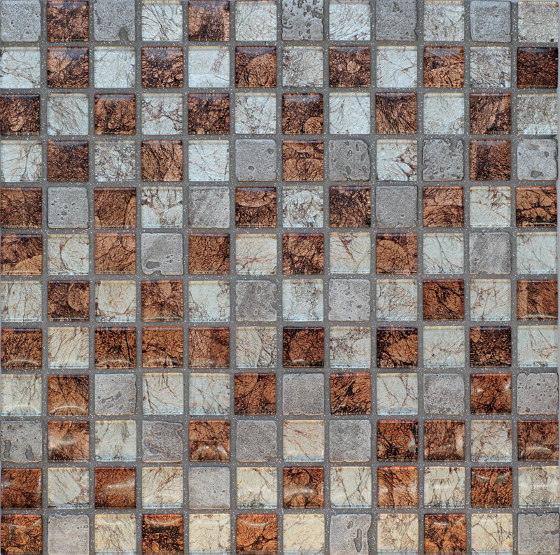 Mosaikfliesen Glas Naturstein - Roma 8463025
