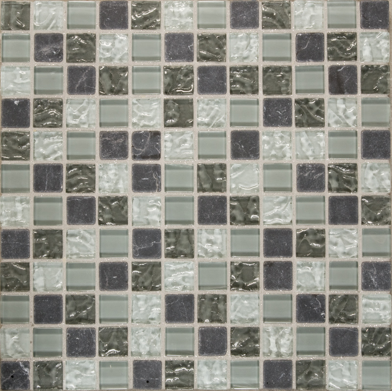 Mosaikfliesen Glas Naturstein - Roma Licata